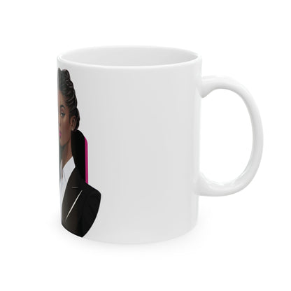 Empowered SheEO Ceramic Mug, Feminist Coffee Cup, Girl Boss Tea Mug, Empowerment Boss Lady Gift, Women Entrepreneurs Office Decor