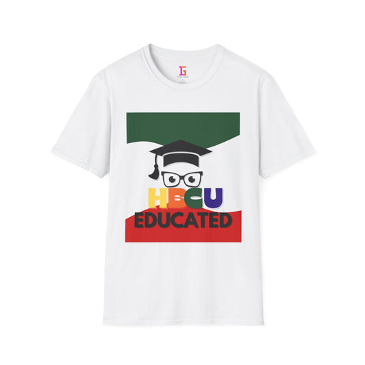 HBCU Graphic Tee Shirt, Historically Black Colleges Universities Unisex Softstyle T-Shirt, Proud Alumni Top, College Student Gift, Black
