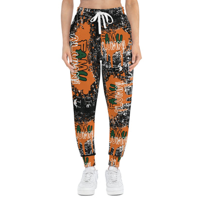 Alumni Spirit Athletic Joggers, Urban Streetwear Joggers, College Apparel, Casual Fashion Pants, Gift for Graduates