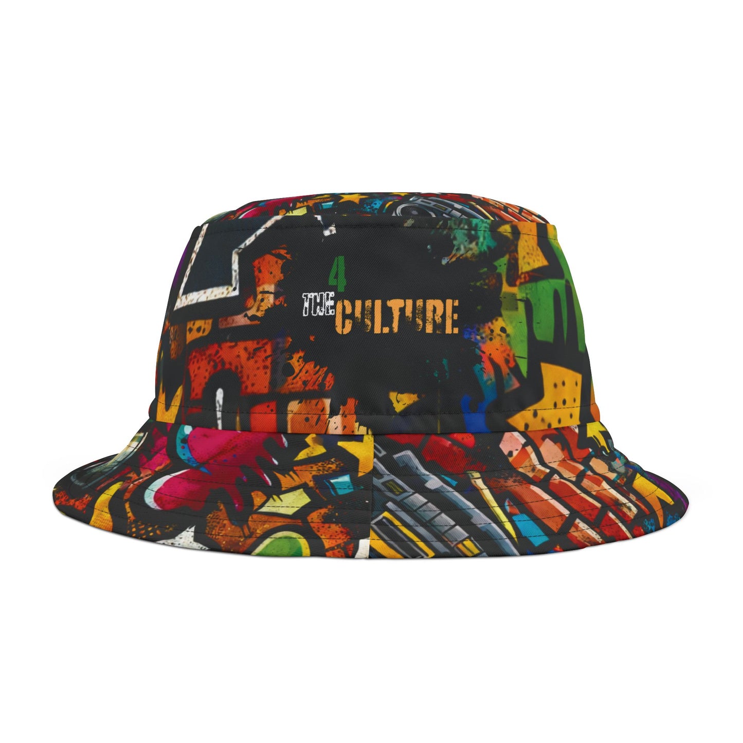 4 The Culture Bucket Hat – Colorful Graffiti Street Art Print | FirstGen Designs
