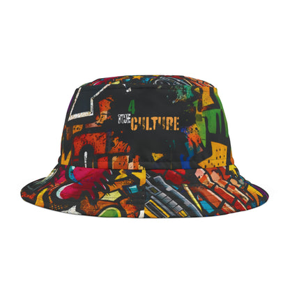 4 The Culture Bucket Hat – Colorful Graffiti Street Art Print | FirstGen Designs