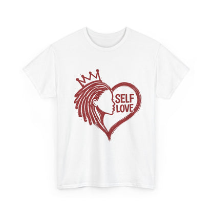 2 Love In Black T-Shirt - Self Love Heart Graphic | FirstGen Designs