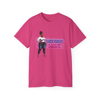 Bold Statement Loc Unisex Tee: Pretty, Retro Vibes, Perfect for Parties, Gift for Friends, Casual Wear, Everyday Style