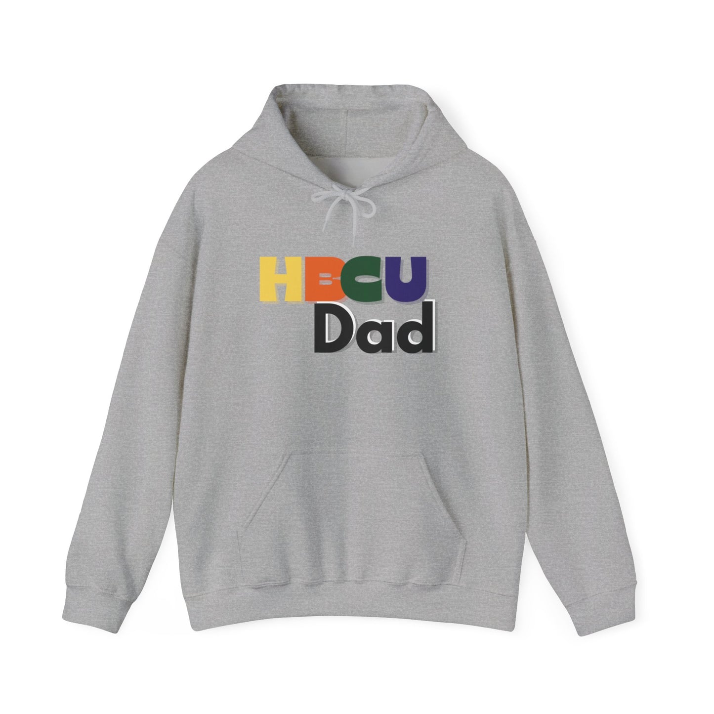HBCU Dad Hoodie — Colorful Pride Pullover