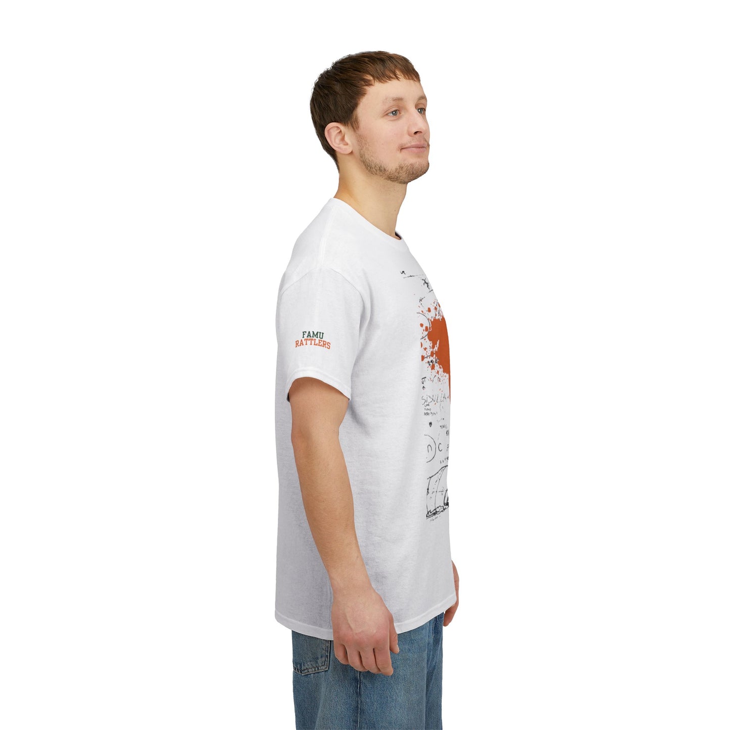 Unisex Heavy Cotton Tee with 'FAMU ALUMNI' Design, Perfect for Alumni Gatherings, School Spirit, Casual Wear, Gift for Grads, Vintage [...]