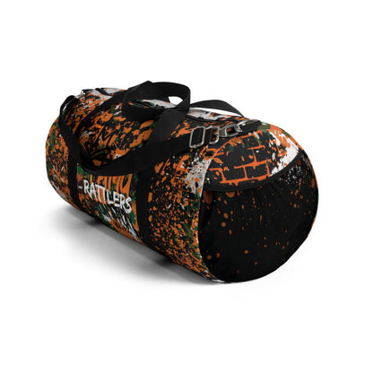 Graffiti Duffel Bag blk, FAMU Sprayed Art, Cool Urban Travel Gym Overnight Bag, Hipster Street Style Accessories, Unique Custom Hand Painted