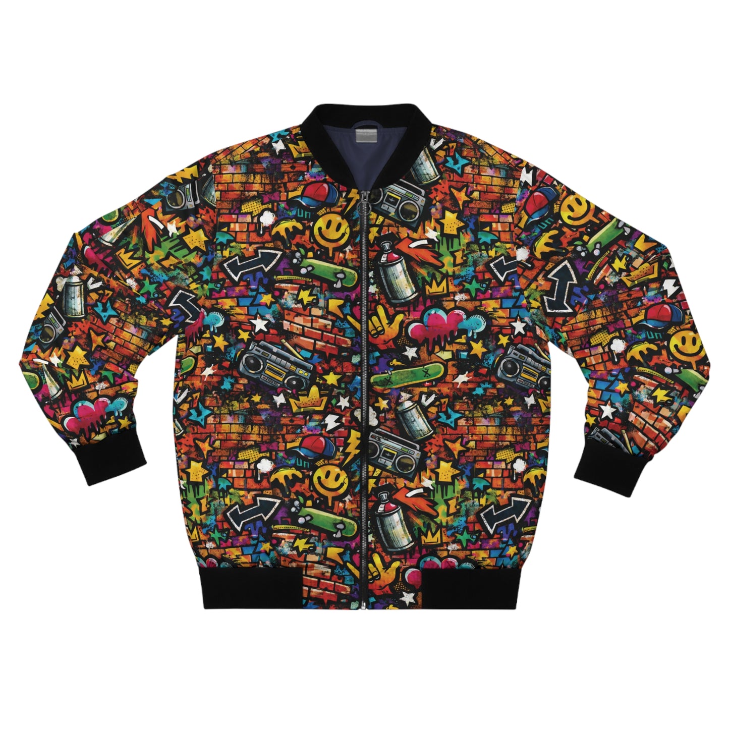 4 The Culture Bomber Jacket – Graffiti Street Art ‘4 The Culture’ Graphic | FirstGen Designs