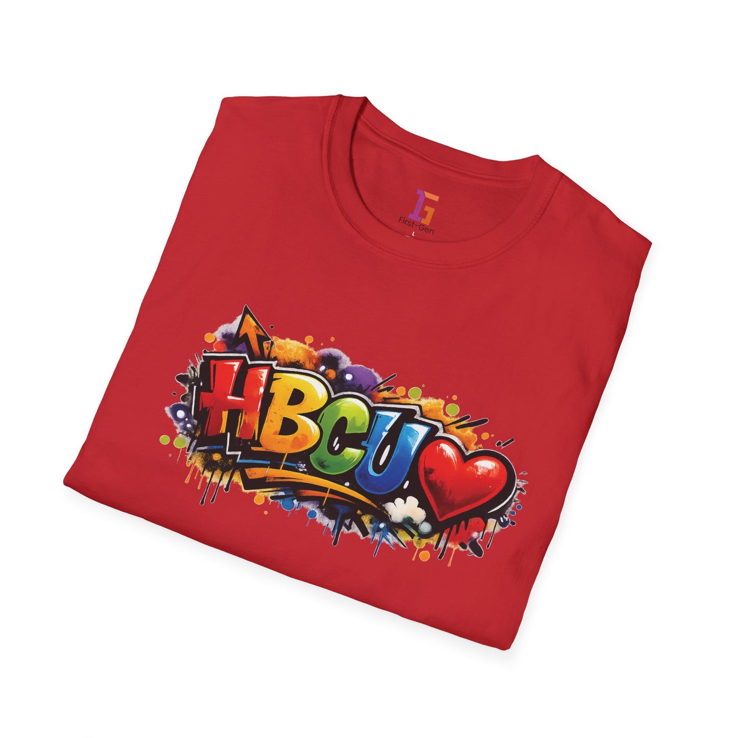 HBCU Love Tee Shirt, Historically Black Colleges Universities Unisex Softstyle T-Shirt, Proud Alumni Top, College Student Gift, Black