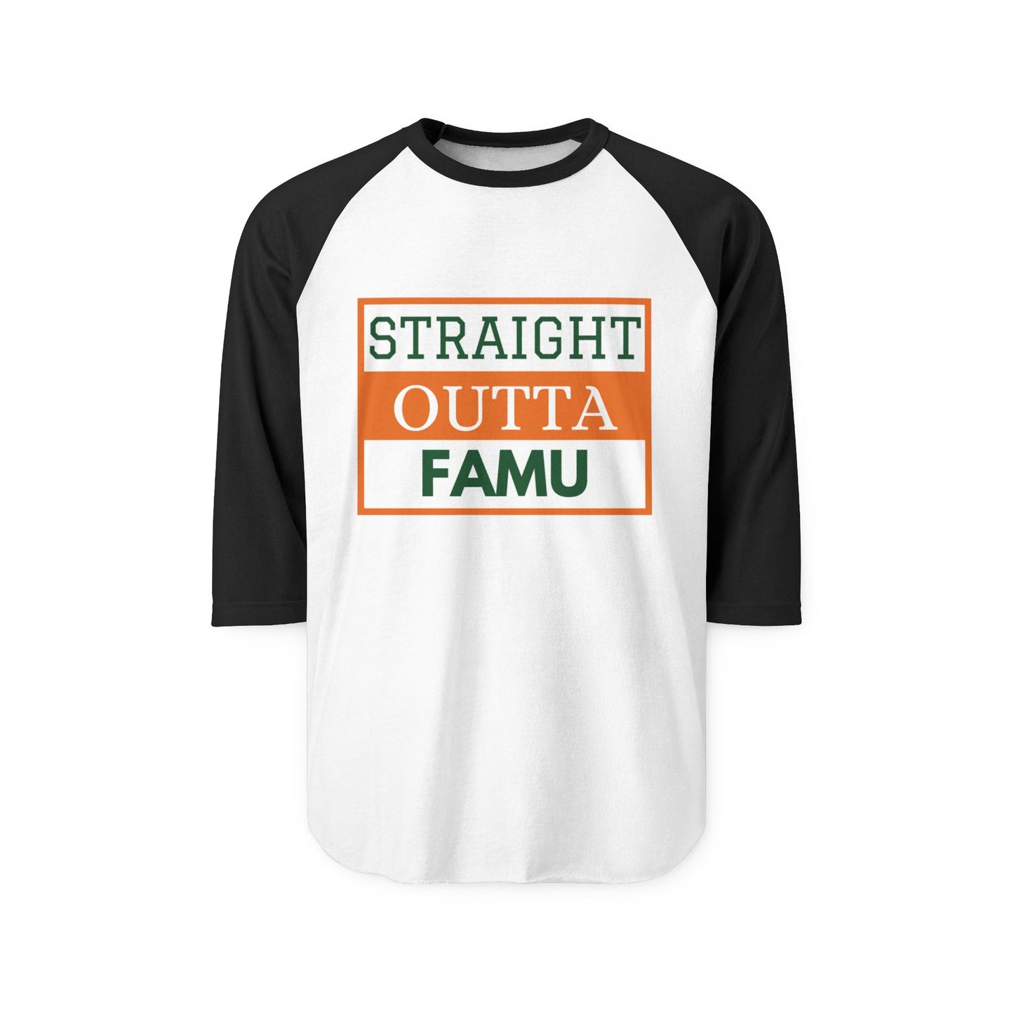 Rep Your HBCU FAMU Raglan Tee – College Spirit Graphic | FirstGen Designs