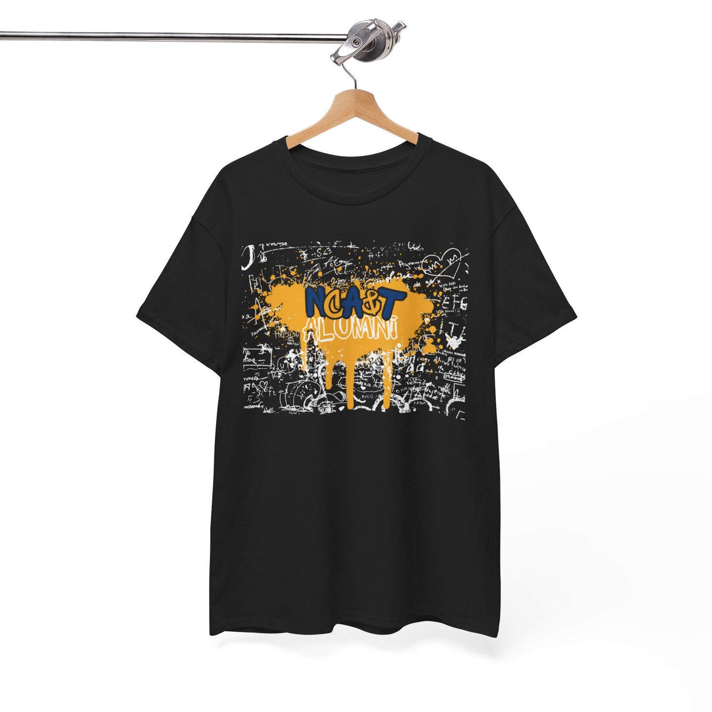 Unisex Heavy Cotton Tee with 'NC A and T ALUMNI' Design, Perfect for Alumni Gatherings, School Spirit, Casual Wear, Gift for Grads, Vintage [...]