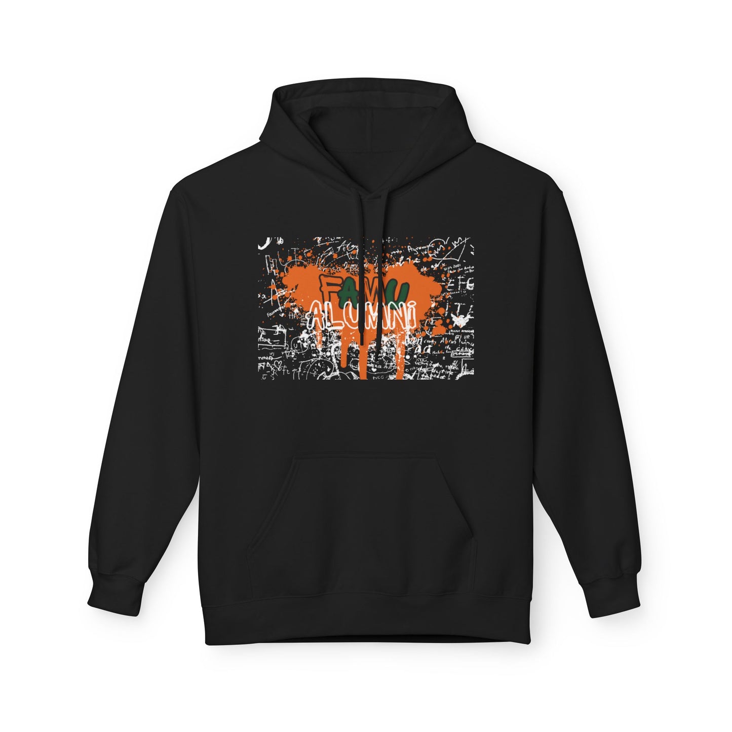 Graphic Fleece Hoodie - Unisex Midweight Sweatshirt for Casual Days, Gift for Friends, Perfect for Fall & Winter