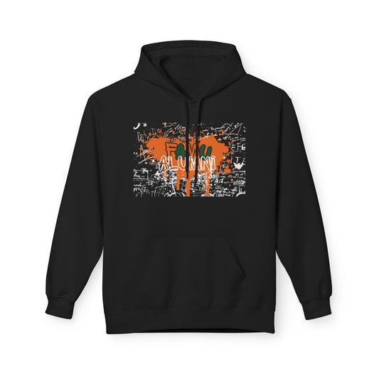 Graphic Fleece Hoodie - Unisex Midweight Sweatshirt for Casual Days, Gift for Friends, Perfect for Fall & Winter