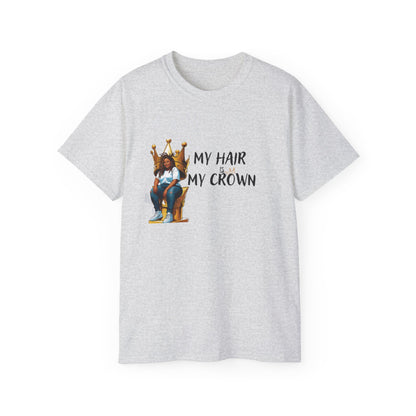 Bold Statement Loc Crown Unisex Tee: Pretty, Retro Vibes, Perfect for Parties, Gift for Friends, Casual Wear, Everyday Style