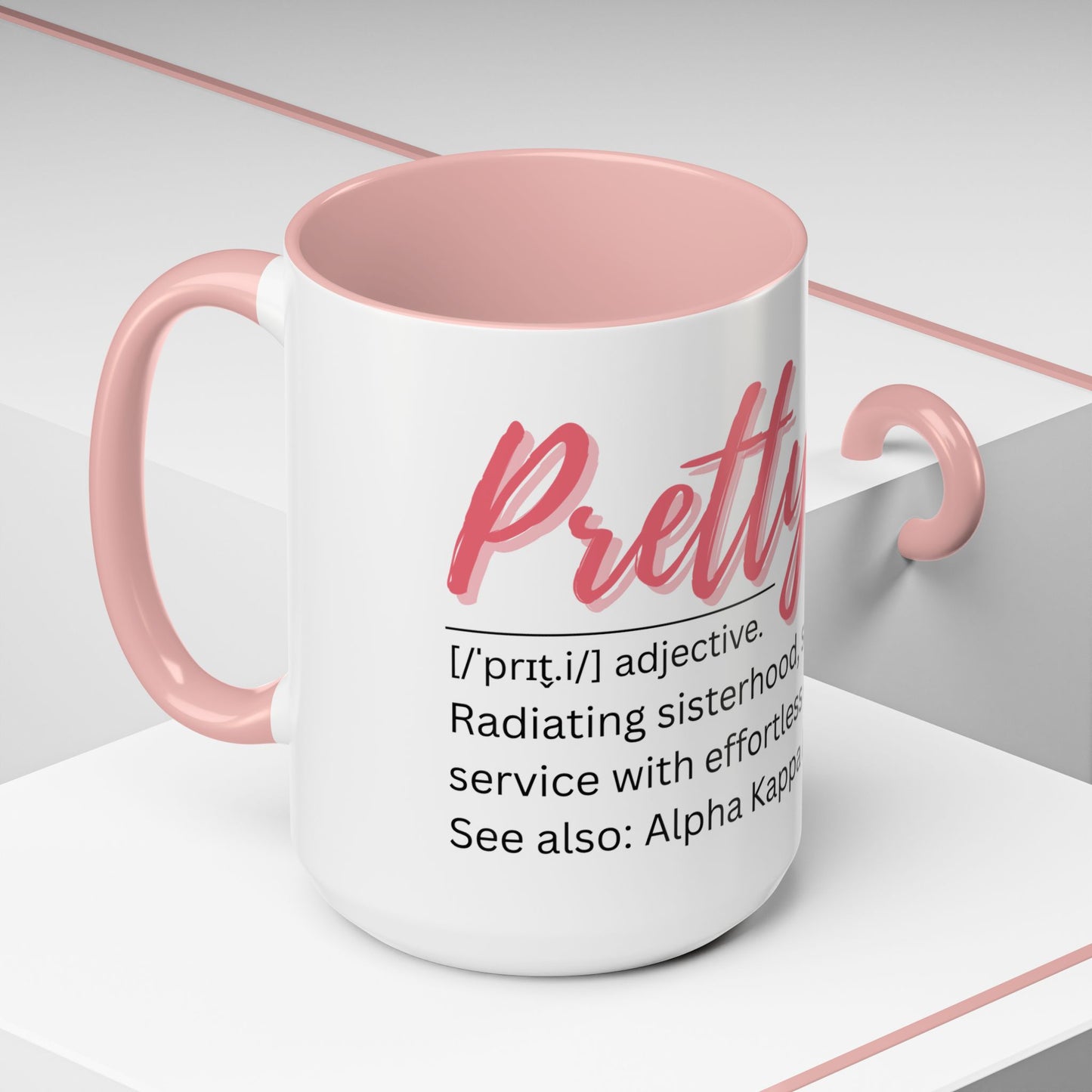 Divine Ladies Coffee Mug – Pretty Definition (11/15oz) | FirstGen Designs