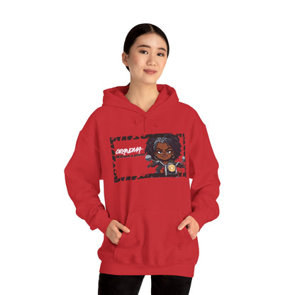 Grandma Unisex Hooded Sweatshirt with Empowering Design, Casual Pullover, Gift for Teens, Cosplay Apparel, Everyday Wear