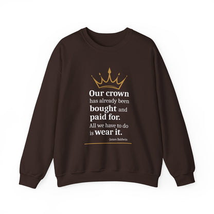 4 The Culture Crewneck Sweatshirt – Inspirational Crown Graphic | FirstGen Designs