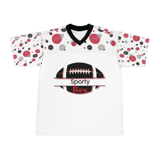 Soror Football Jersey, Game Day Shirt, Sports Fan Apparel, Unisex Athletic Top, Team Spirit Wear