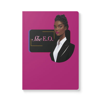 Empowering Softcover Journal for Boss Babes | Inspirational Writing Notebook, Planner, Gift for Entrepreneurs, SheEO, Personal Development