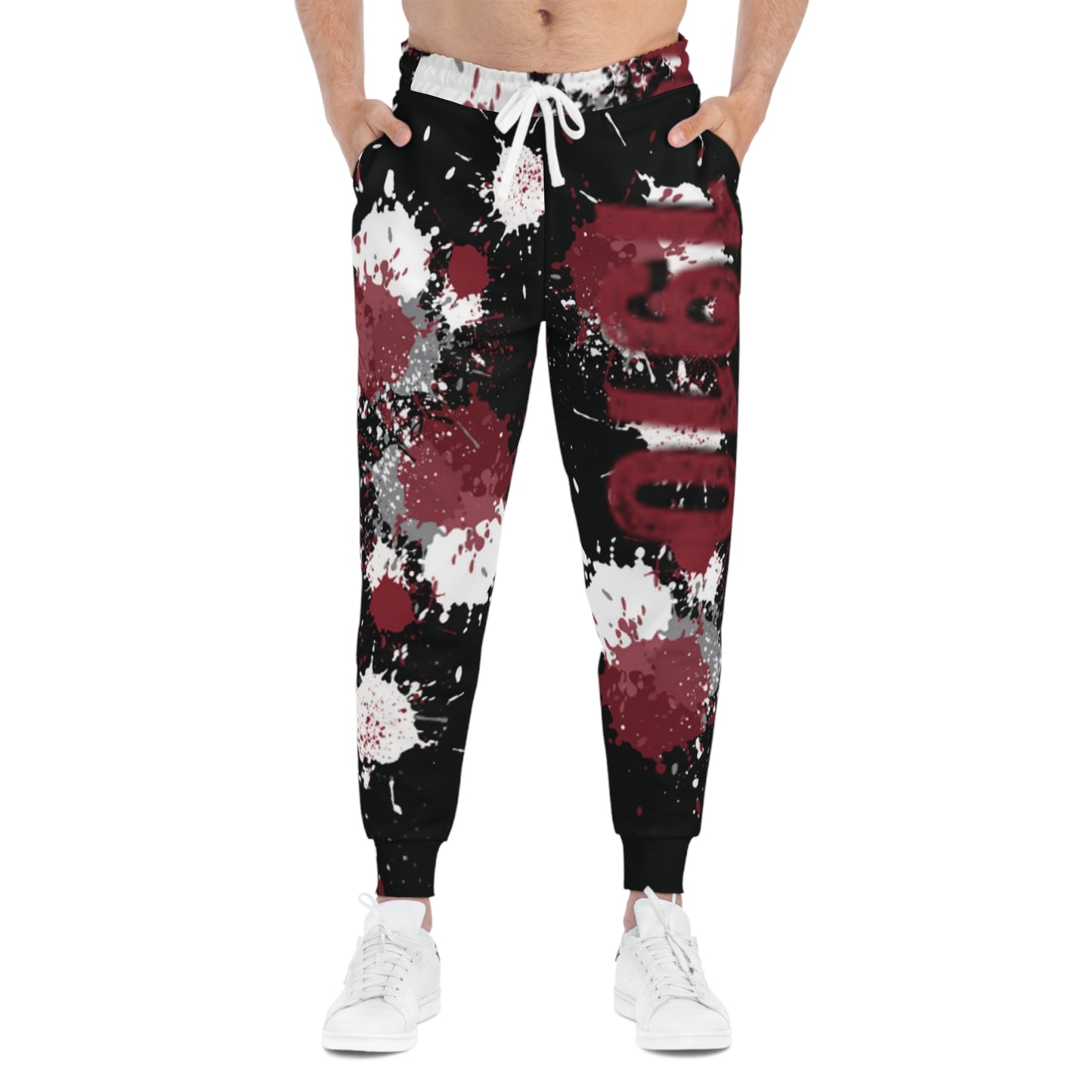 NCCU Joggers Blk w Artistic Splatter Design, Trendy Fitness Pants for Active Lifestyle, Unique Gift for Sports Enthusiasts, Casual [...]
