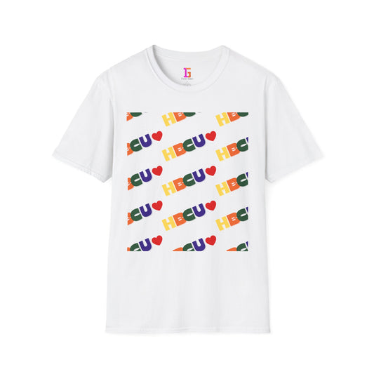 HBCU Love Tee Shirt, Historically Black Colleges Universities Unisex Softstyle T-Shirt, Proud Alumni Top, College Student Gift, Black