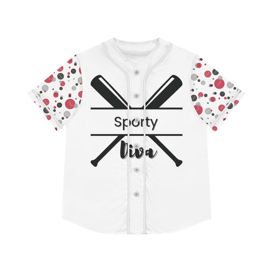 Soror Sporty Diva Baseball Jersey White - Pretty & Fun, Perfect for Team Events, Gift for Sports Lovers, Summer Outings, Casual Wear