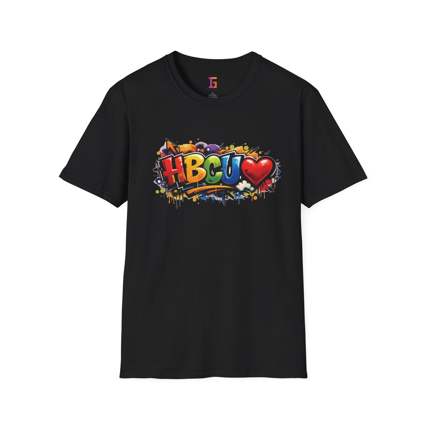 HBCU Love Tee Shirt, Historically Black Colleges Universities Unisex Softstyle T-Shirt, Proud Alumni Top, College Student Gift, Black