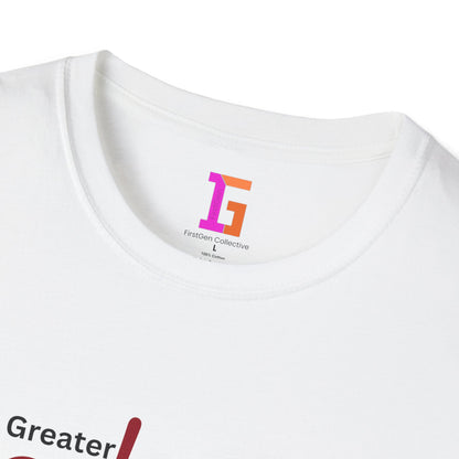 2 Love in Black Tee- No Greater Love T-Shirt - John 15:13 Christian Faith | FirstGen Designs
