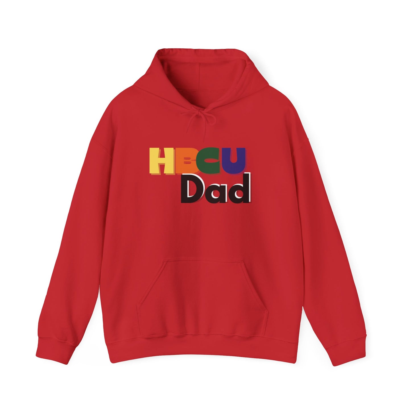 HBCU Dad Hoodie — Colorful Pride Pullover