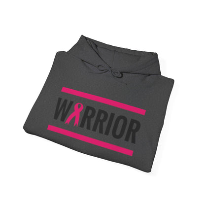 Warrior Breast Cancer Awareness Hoodie | Unisex Sweatshirt, Cancer Survivor Gift, Inspirational Apparel, Fight Like A Girl, Supportive Gear