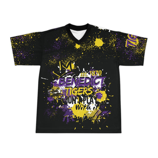 BC Unisex Football Jersey Art Print, Unique Sports Top for Fans, College Team Apparel, Game Day Outfit, Trendy Casual Wear