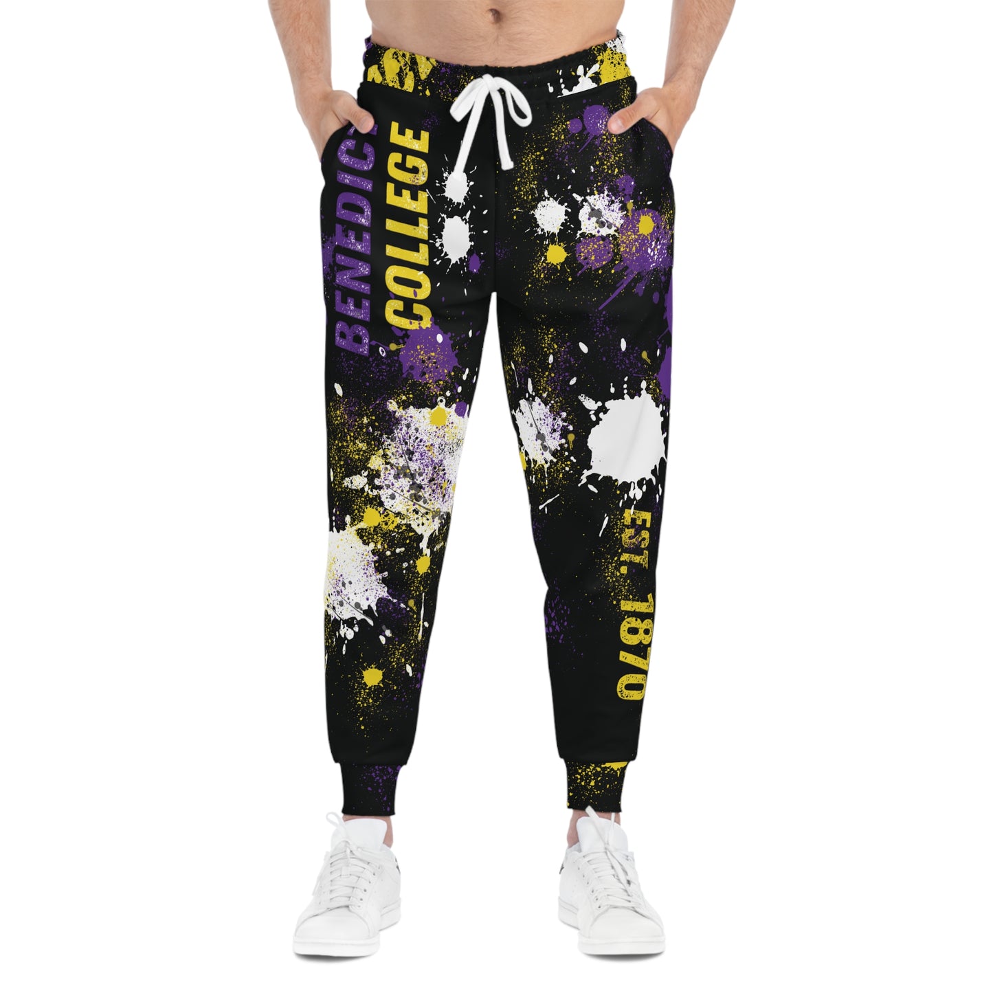 Tiger Joggers Blk w Artistic Splatter Design, Trendy Fitness Pants for Active Lifestyle, Unique Gift for Sports Enthusiasts, Casual [...]