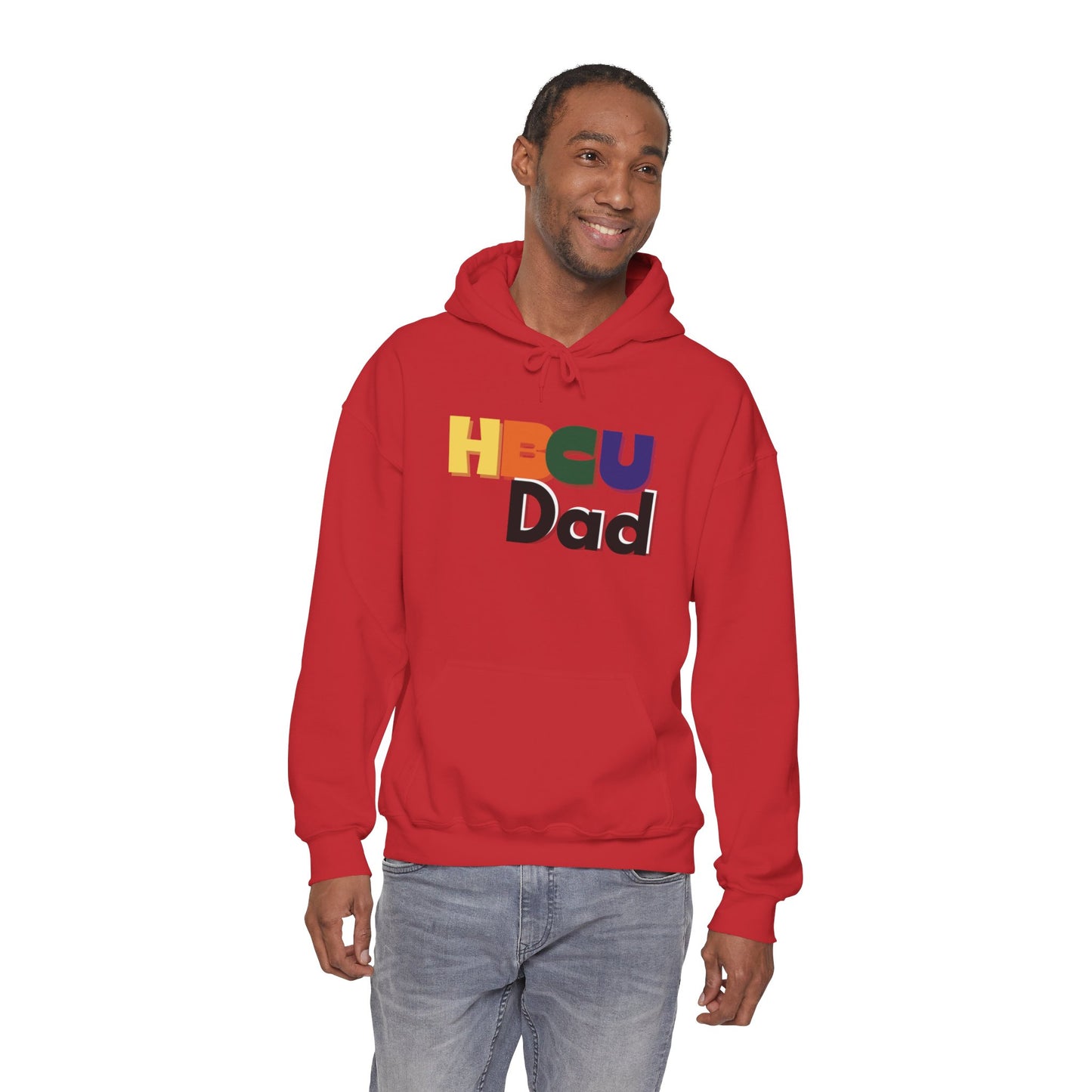 HBCU Dad Hoodie — Colorful Pride Pullover