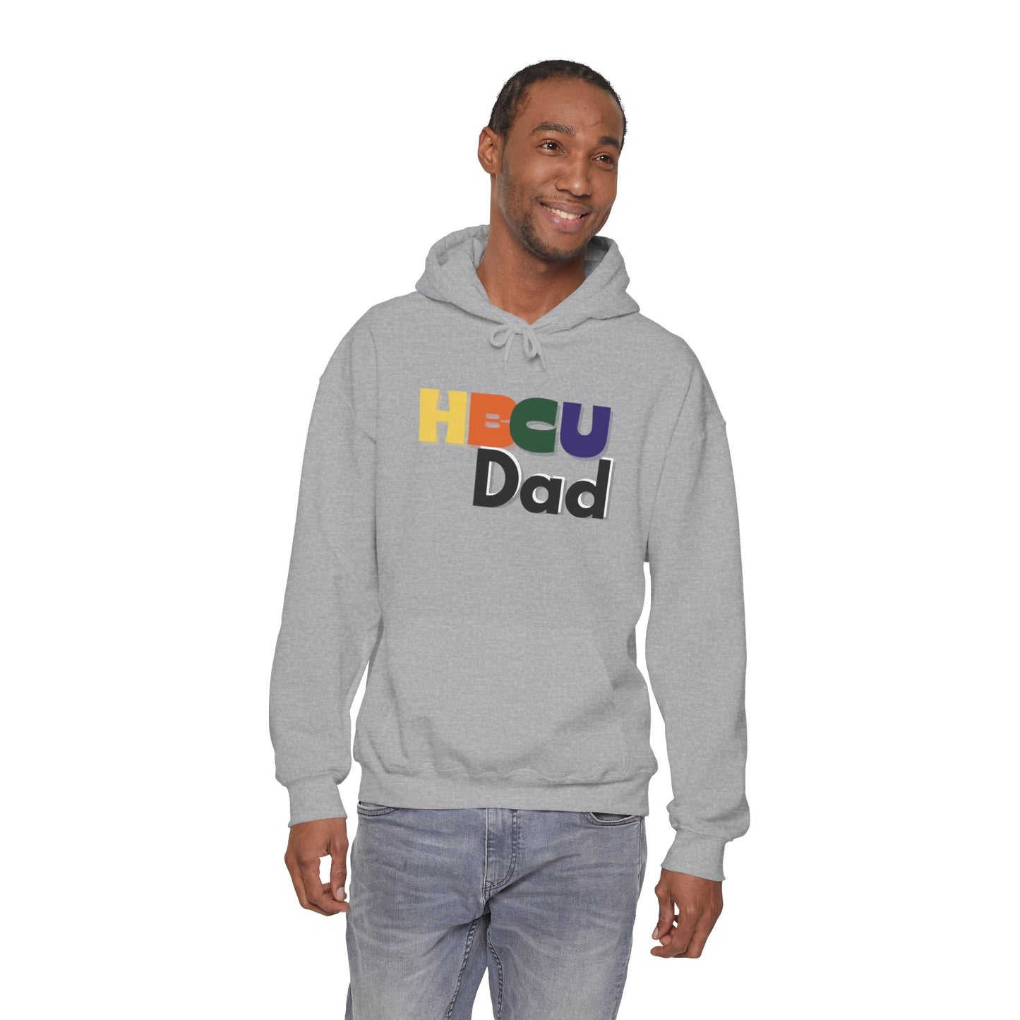 HBCU Dad Hoodie — Colorful Pride Pullover