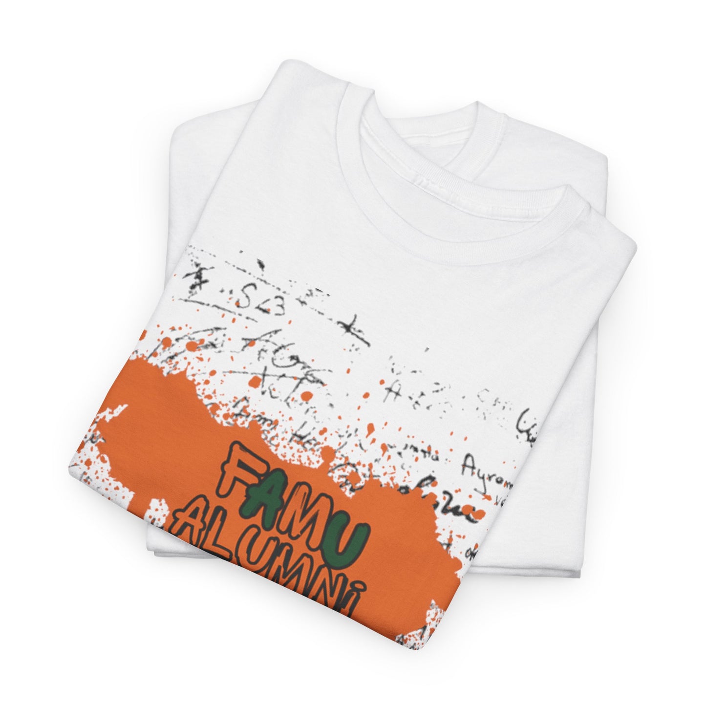 Unisex Heavy Cotton Tee with 'FAMU ALUMNI' Design, Perfect for Alumni Gatherings, School Spirit, Casual Wear, Gift for Grads, Vintage [...]
