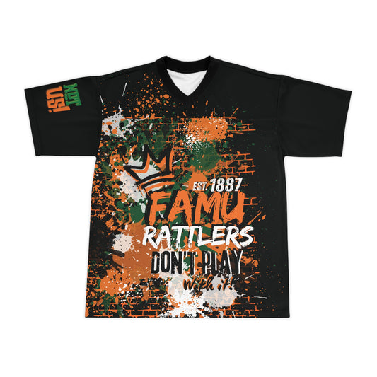 Unisex Football Jersey Art Print, Unique Sports Top for Fans, College Team Apparel, Game Day Outfit, Trendy Casual Wear
