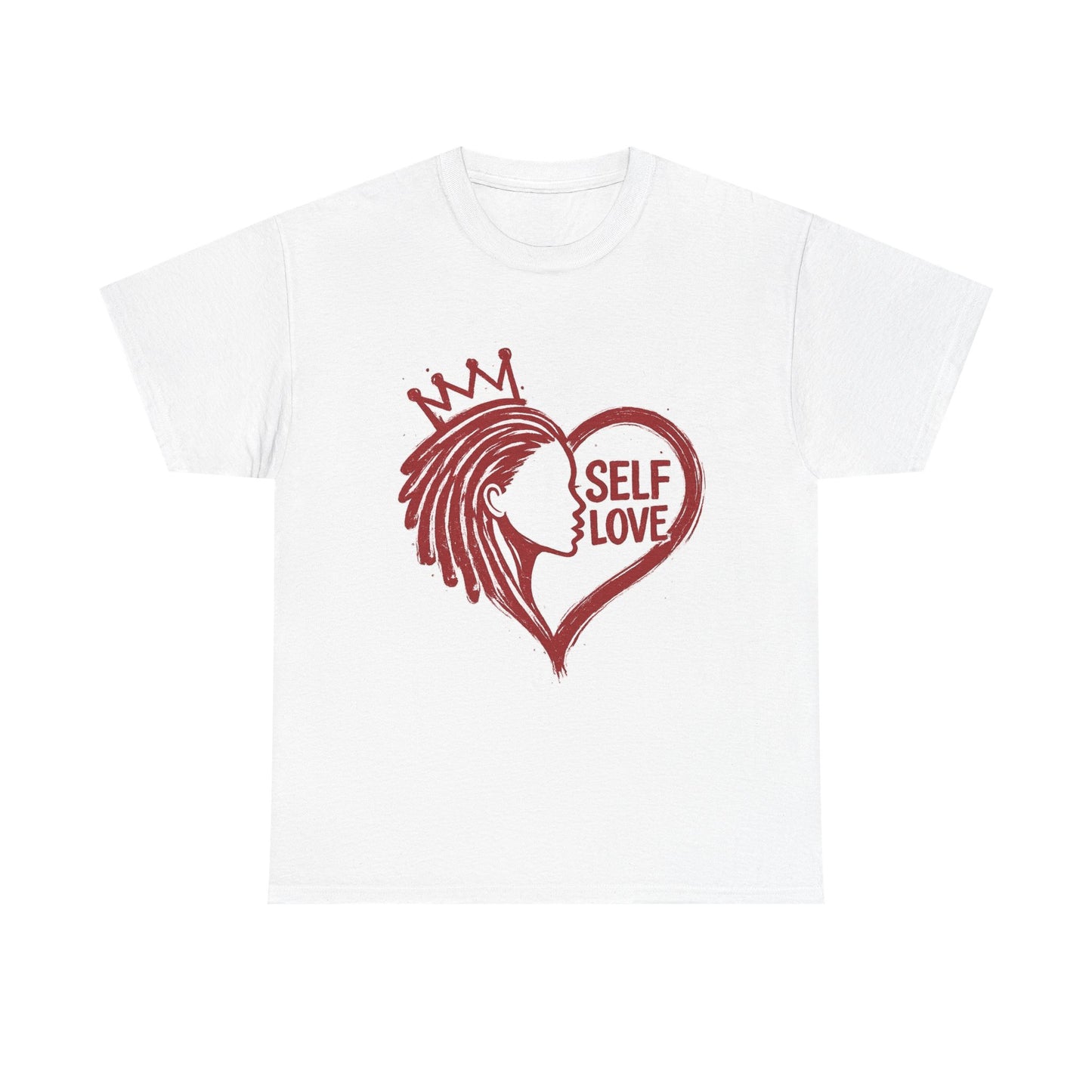 2 Love In Black T-Shirt - Self Love Heart Graphic | FirstGen Designs