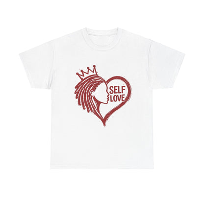 2 Love In Black T-Shirt - Self Love Heart Graphic | FirstGen Designs