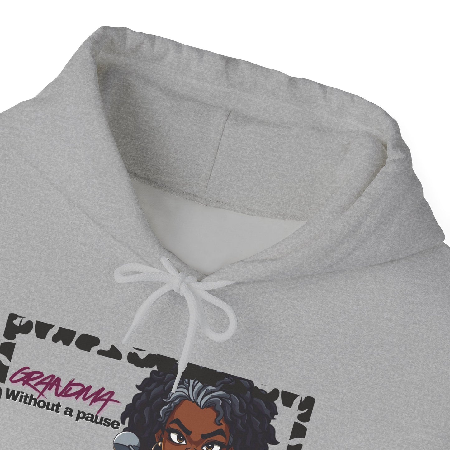 Grandma Unisex Hooded Sweatshirt with Empowering Design, Casual Pullover, Gift for Teens, Cosplay Apparel, Everyday Wear
