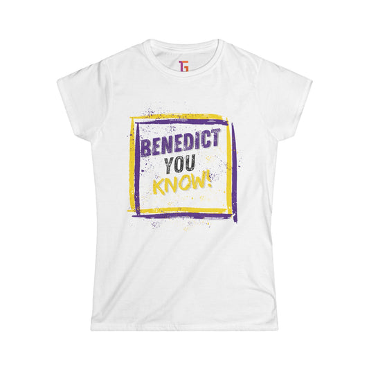 Women's Benedict You Know Tee, Casual Top, Graphic T-Shirt, Unique Gift, Everyday Wear, Trendy Apparel
