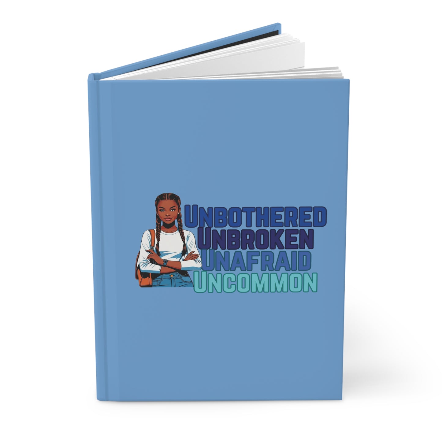 Empowering Hardcover Journal | Unbothered, Unbroken, Unafraid | Inspirational Journal for Daily Reflections, Motivational Gift, [...]