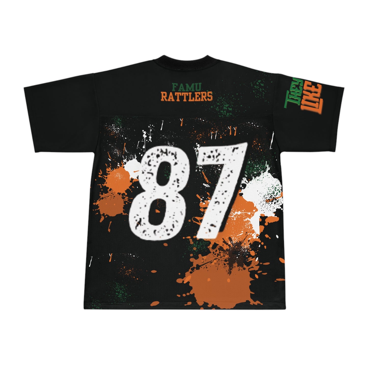 Unisex Football Jersey Art Print, Unique Sports Top for Fans, College Team Apparel, Game Day Outfit, Trendy Casual Wear