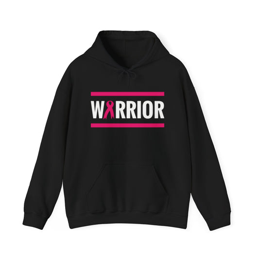 Warrior Breast Cancer Awareness Hoodie | Unisex Sweatshirt, Cancer Survivor Gift, Inspirational Apparel, Fight Like A Girl, Supportive Gear
