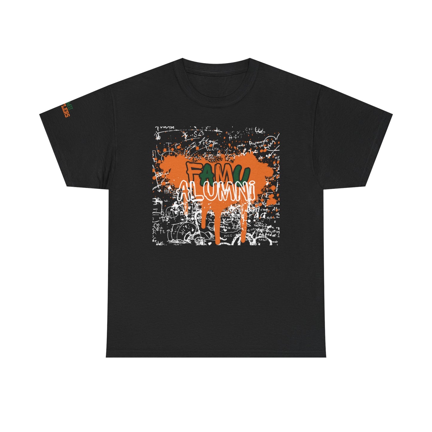 Unisex Heavy Cotton Tee with 'FAMU ALUMNI' Design, Perfect for Alumni Gatherings, School Spirit, Casual Wear, Gift for Grads, Vintage [...]