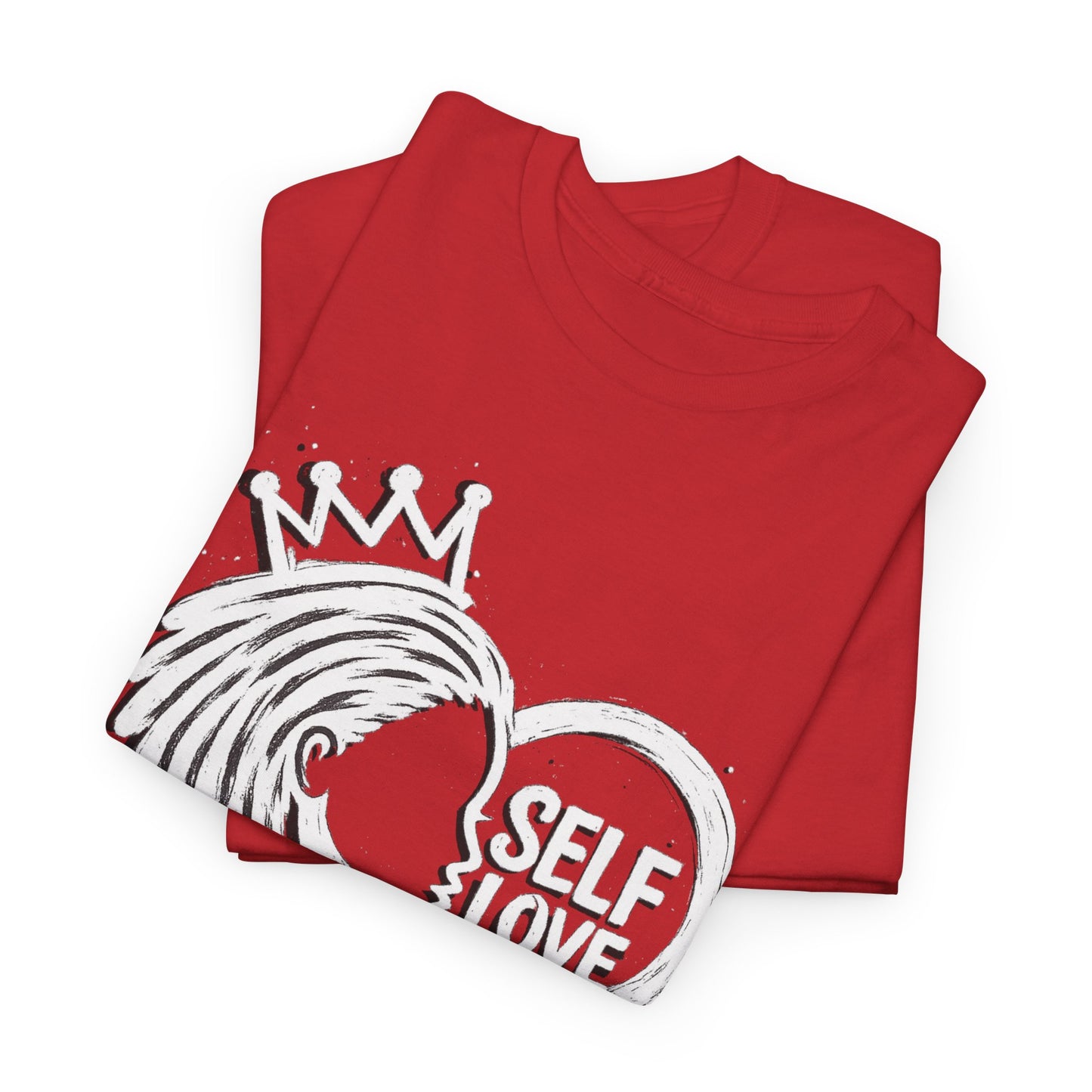 2 Love In Black T-Shirt - Self Love Heart Graphic | FirstGen Designs