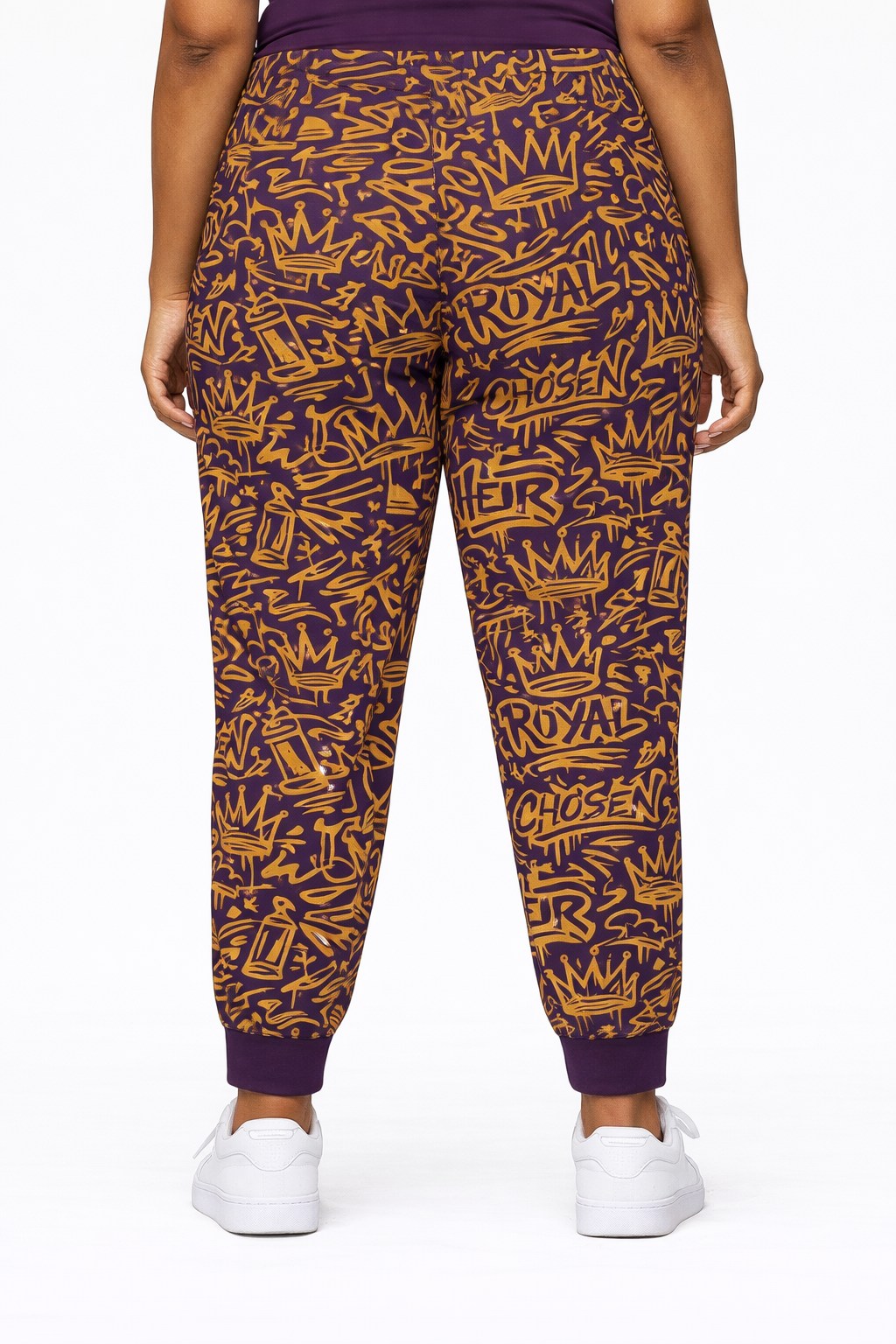 4 The Culture Joggers – Chosen Royalty All-Over Print Graphic Streetwear | FirstGen Designs