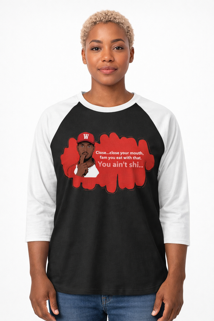 Rep Your HBCU 3/4 Sleeve Raglan – WSSU Slang Graphic Ladies | FirstGen Designs