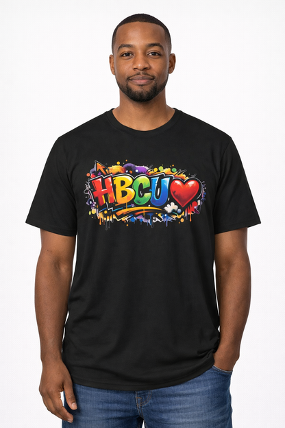 HBCU Love Tee Shirt, Historically Black Colleges Universities Unisex Softstyle T-Shirt, Proud Alumni Top, College Student Gift, Black