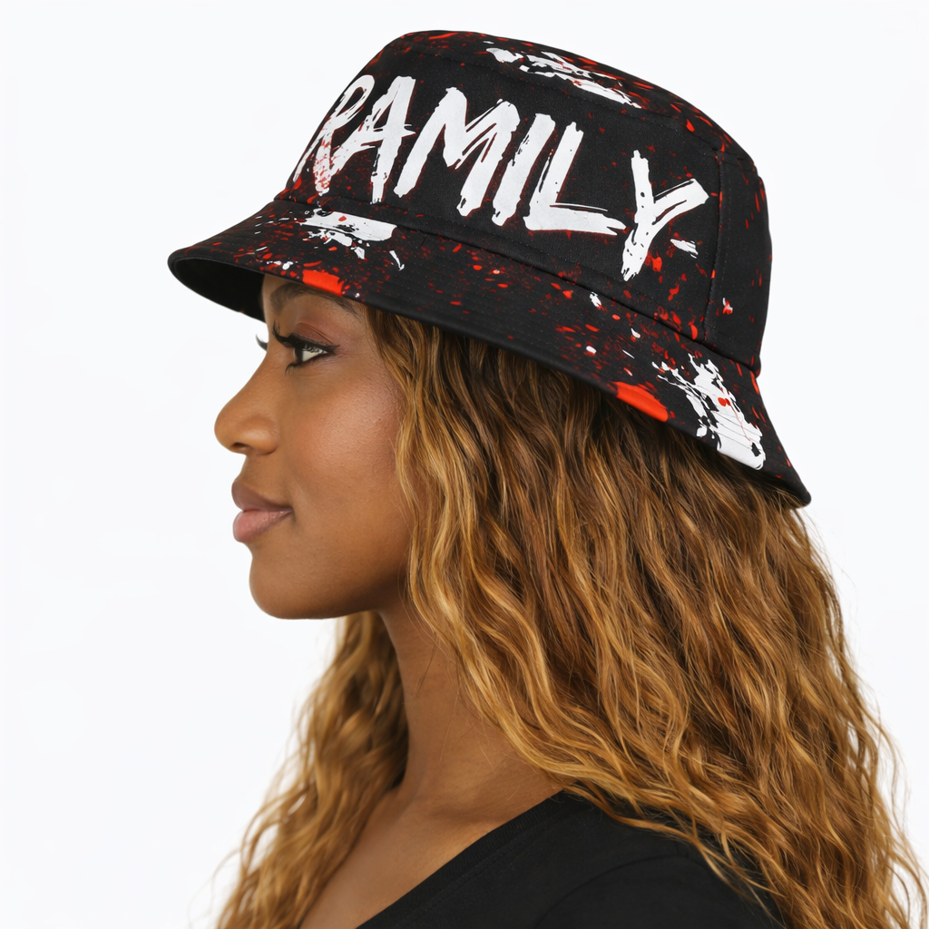 Rep Your HBCU WSSU Bucket Hat Black – Graffiti Street Style Print | FirstGen Designs