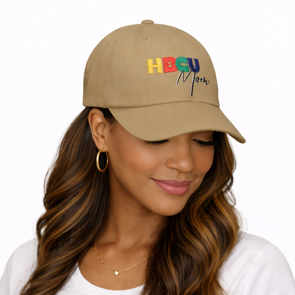 HBCU Mom Cap | Perfect Gift for Graduations, Mother's Day, College Events, Casual Wear, Embroidered Hat