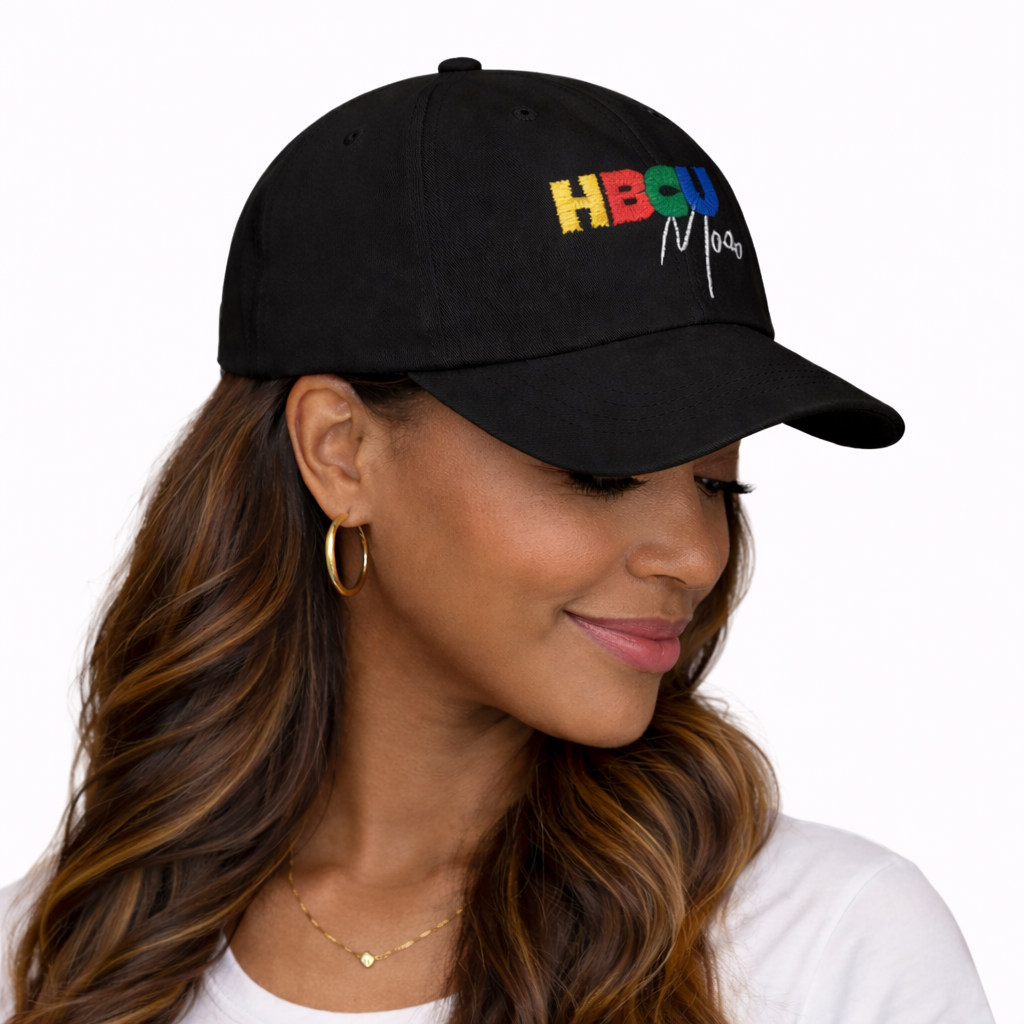 HBCU Mom Cap | Perfect Gift for Graduations, Mother's Day, College Events, Casual Wear, Embroidered Hat